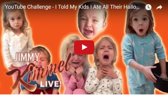 Jimmy Kimmel Prank Parents Eat their Children’s Halloween Candy
