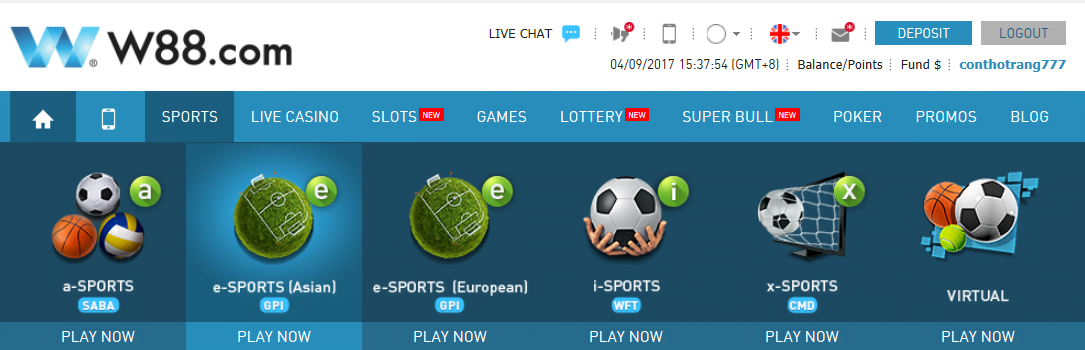 How to Access and Place Bets on Sportsbooks at W88 1