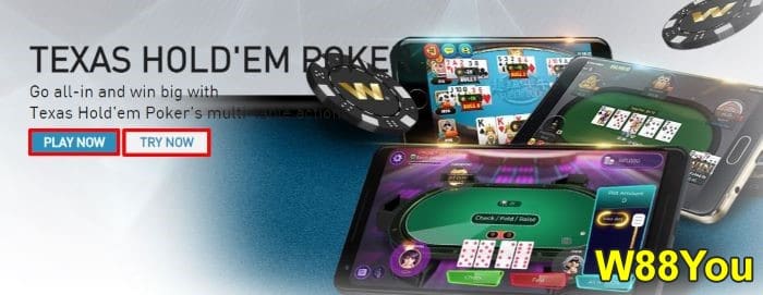Basic poker rules and how to play + Easy poker online at W88
