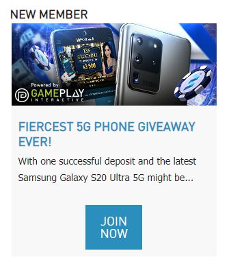W88 Promotional Update - Win Samsung Galaxy S20 Ultra 5G Phone