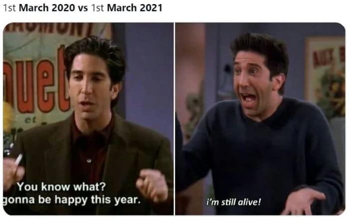 March 2020 vs March 2021 memes - Netizens recalling memories