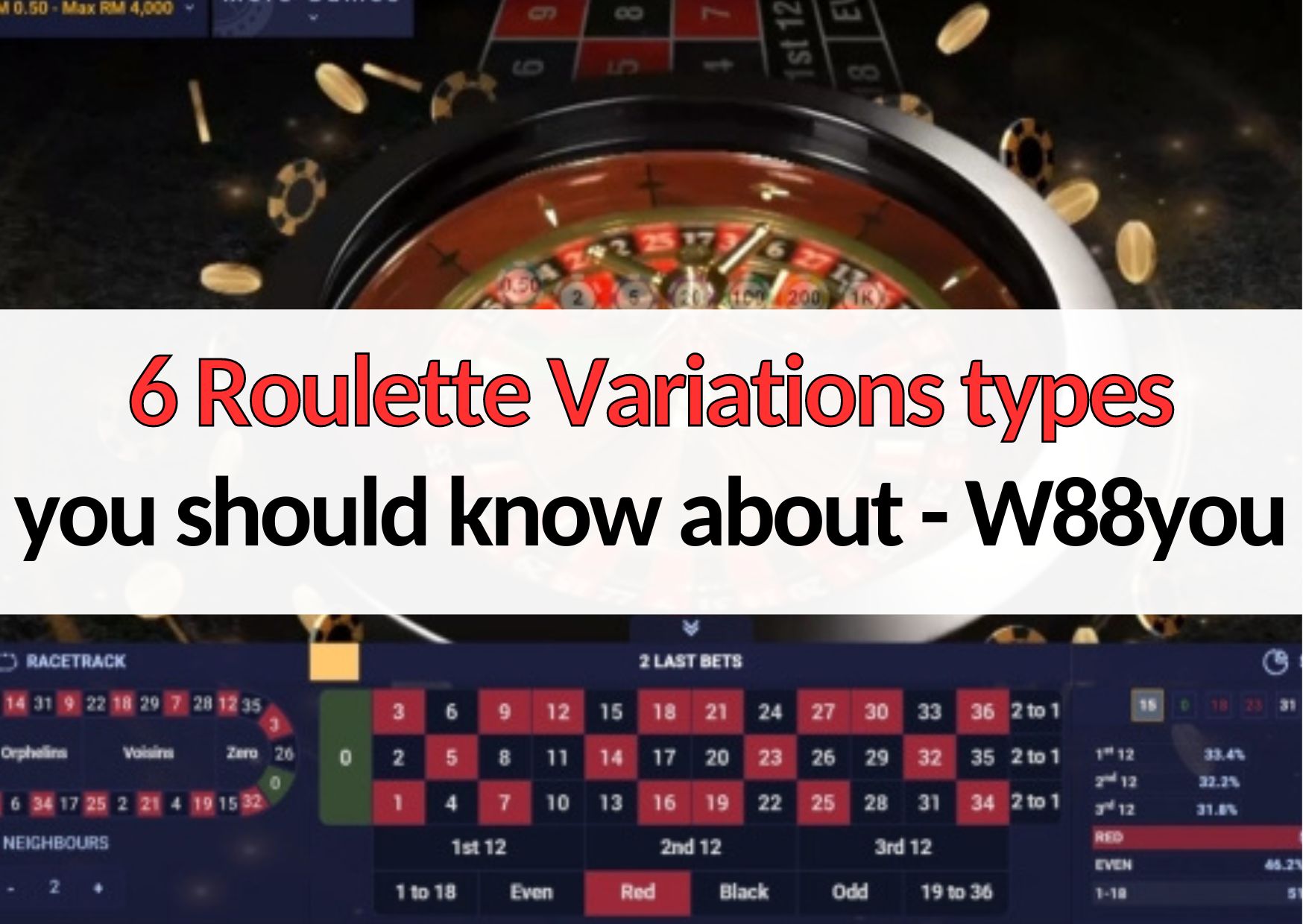 w888you 6 roulette variation types