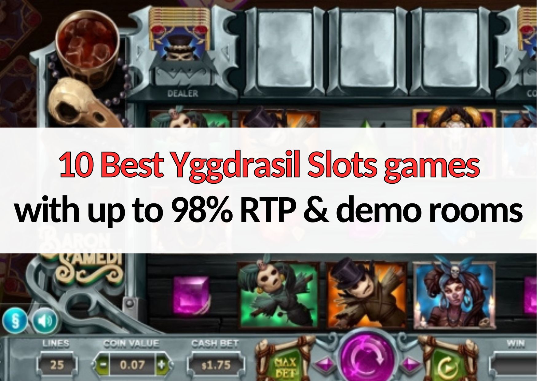 w88you 10 best yggdrasil slots game