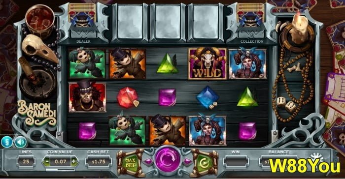 w88you best yggdrasil slots games online for real money or free demo baron samedi