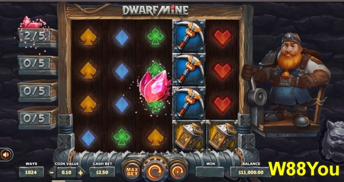 w88you best yggdrasil slots games online for real money or free demo dwarf mine