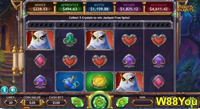 w88you best yggdrasil slots games online for real money or free demo ozwins jackpot