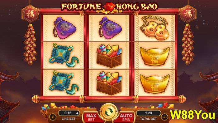 w88you 10 most popular slots online games at w88 fortune hong bao
