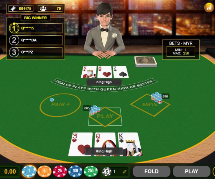 how-to-play-three-card-poker-game-online-gameplay