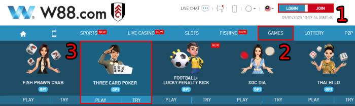 how-to-play-three-card-poker-game-online-gaming-section