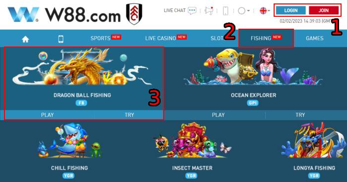 w88-dragon-ball-fishing-official-website-homepage-register-account