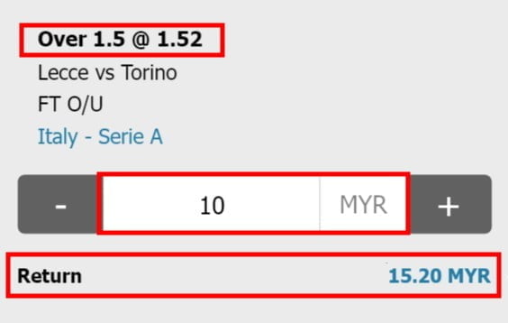 meaning of over under 1.5 in betting explained by w88you guide outcome 1