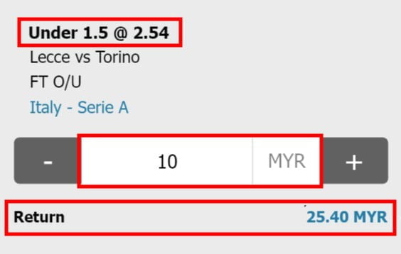 meaning of over under 1.5 in betting explained by w88you guide outcome 2