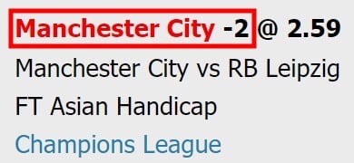 w88 asian handicap 2 meaning in betting disadvantage example