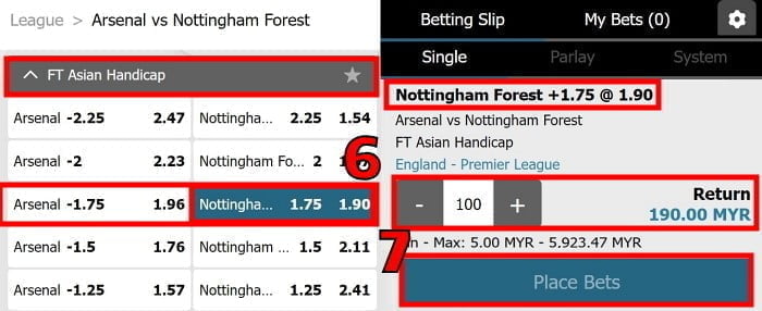 Asian handicap 1-75 meaning explained with w88you bet guide