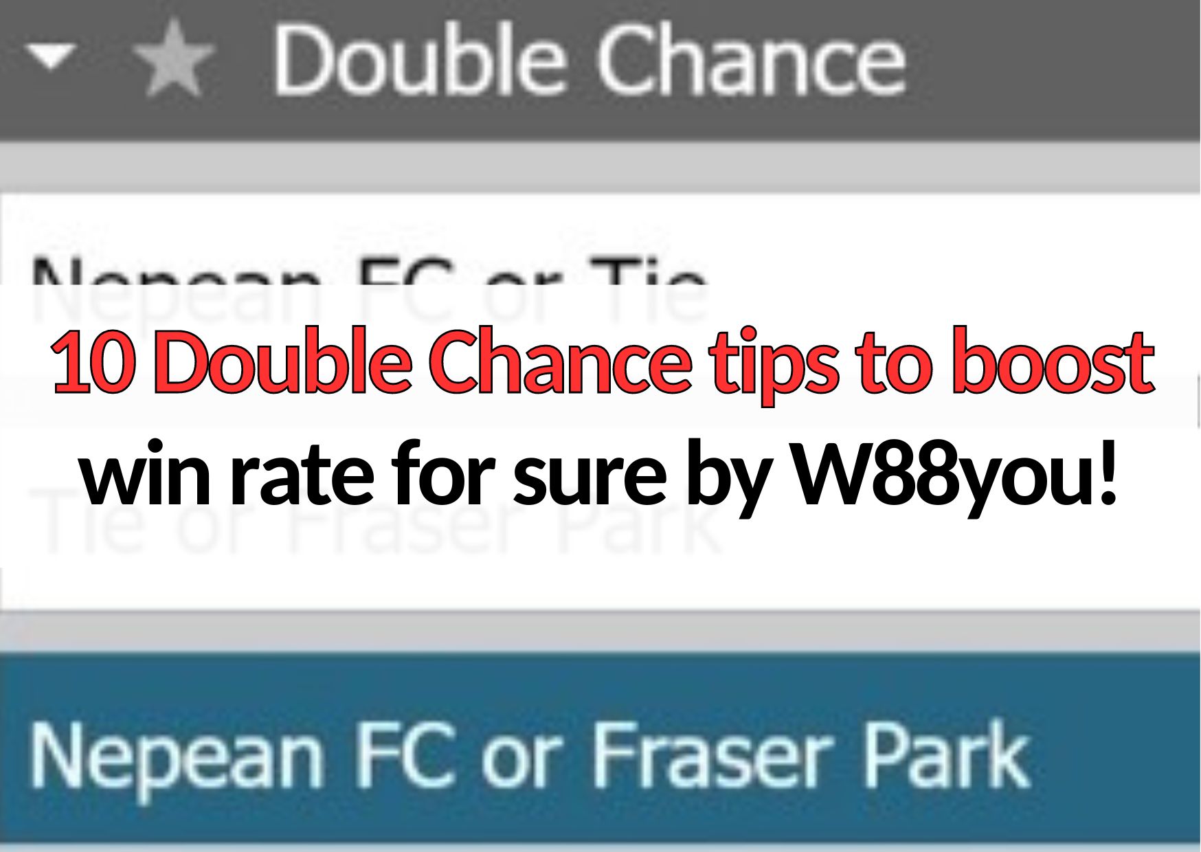 sure double chance betting tips