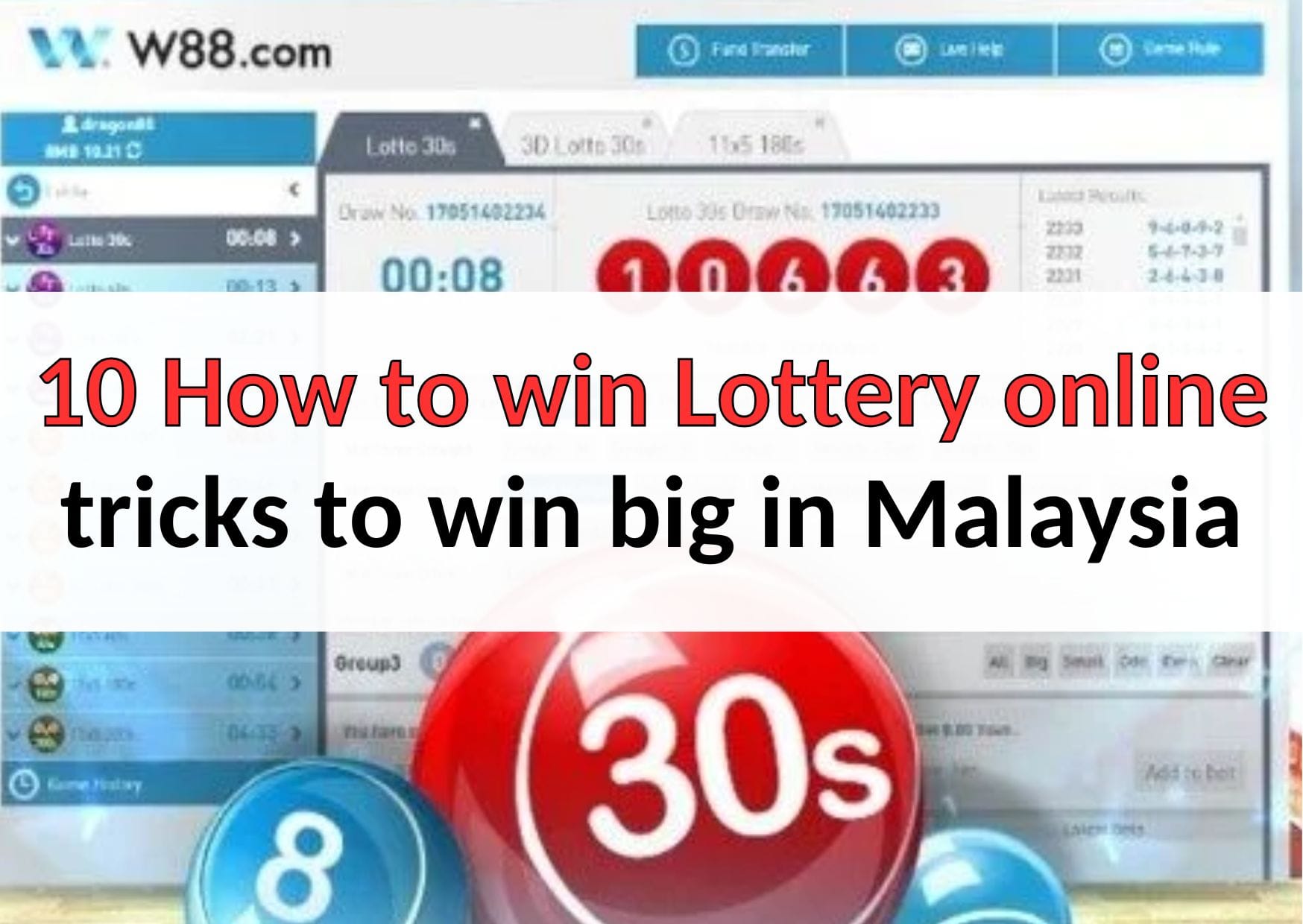 How to win Lottery online