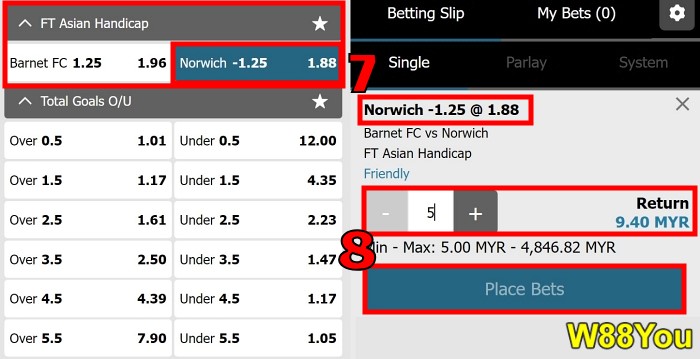 asian handicap 1.25 meaning in betting explained by w88you