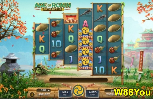 W88 slots online with high rtp for W88 jackpot wins age of ronin