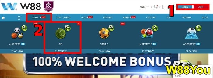 w88 sportsbook play w88 sports betting with w88you step 1