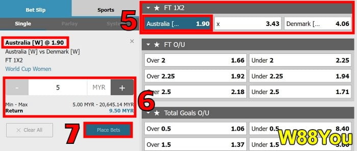w88 sportsbook play w88 sports betting with w88you step 3