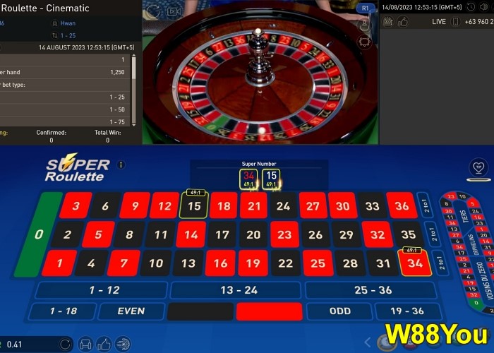w88you w88 live casino play online casino games w88 roulette