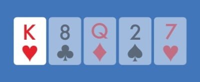 w88you w88 poker online card high card