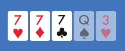 w88you w88 poker online card rank 3 of a kind