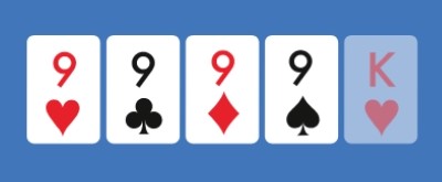 w88you w88 poker online card rank four of a kind