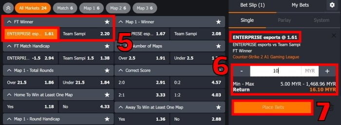 how to bet on csgo matches esports csgo betting guide step 3