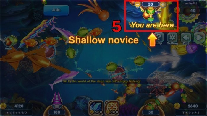 crazy fishing game online tutorial for beginners step 3