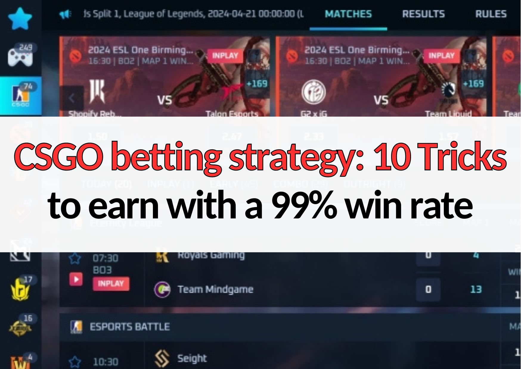 csgo betting strategy tricks to earn huge online