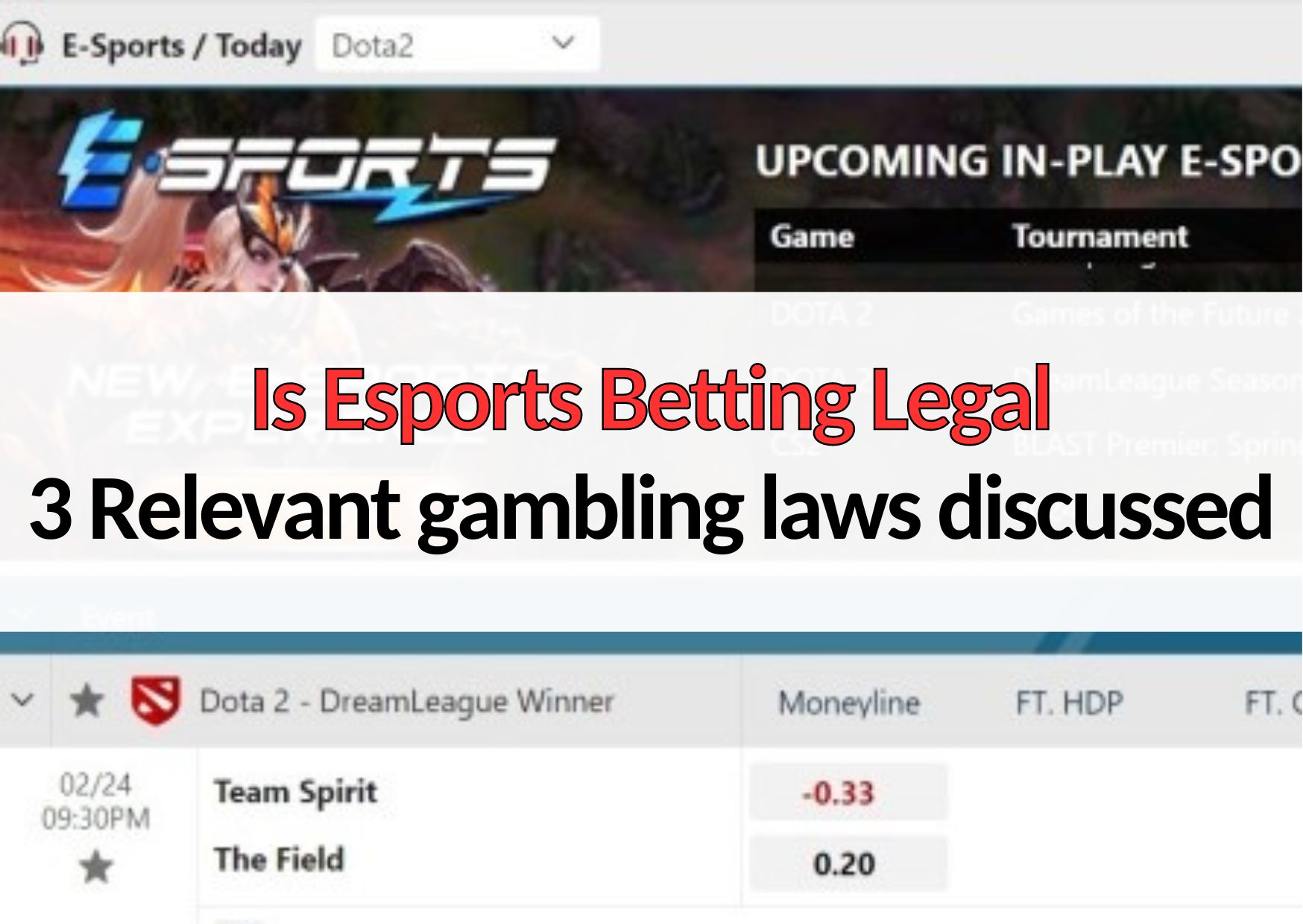is esports betting legal discussed by experts