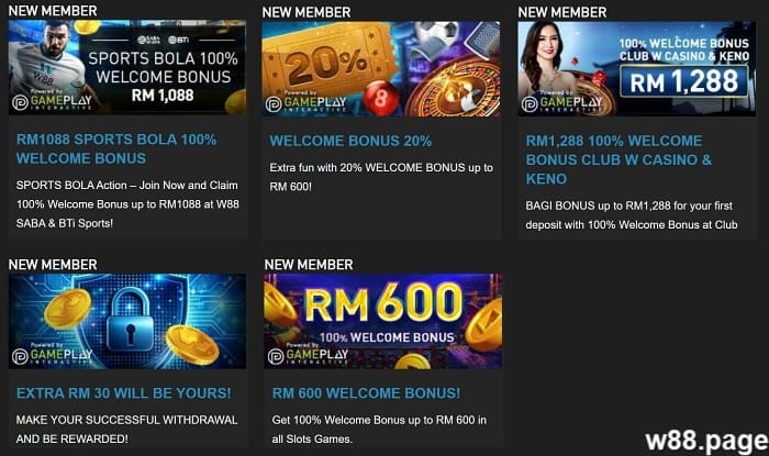 club w88 app promotion offers