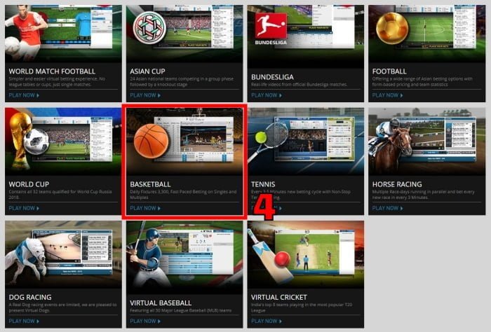 how to play virtual sports betting tutorial guide for beginners step 2