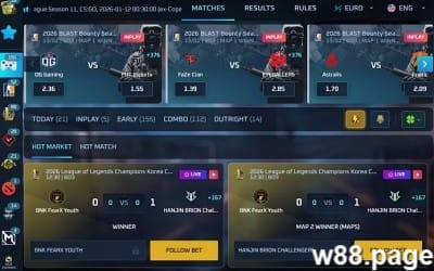 w88 esport tf gaming