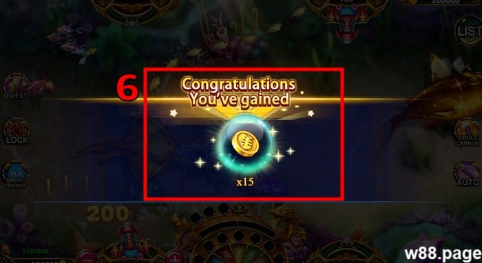 w88 fishing master guide step 5