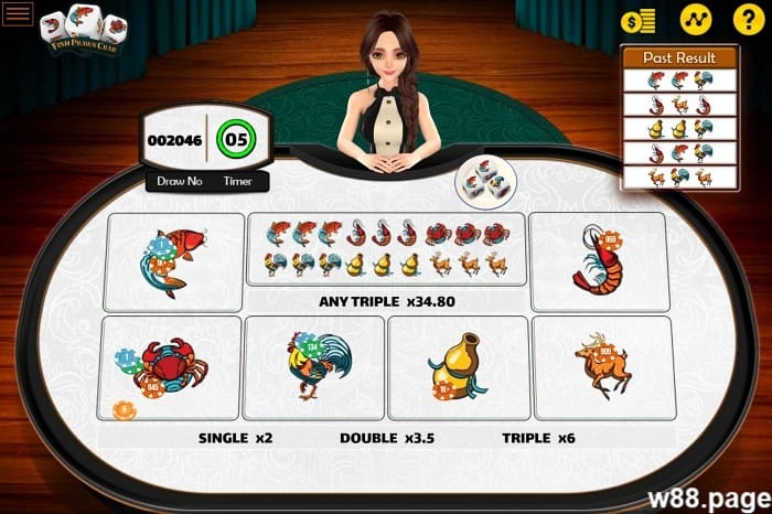 w88 games fish prawn crab