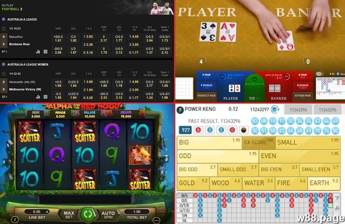 w88 review gaming dashboard products