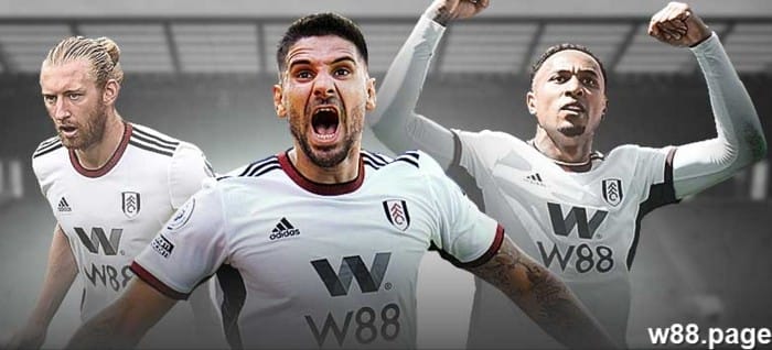 w88 sponsorship fulham shirt sponsor deal