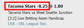 asian handicap 0.25 meaning and betting guide example 2