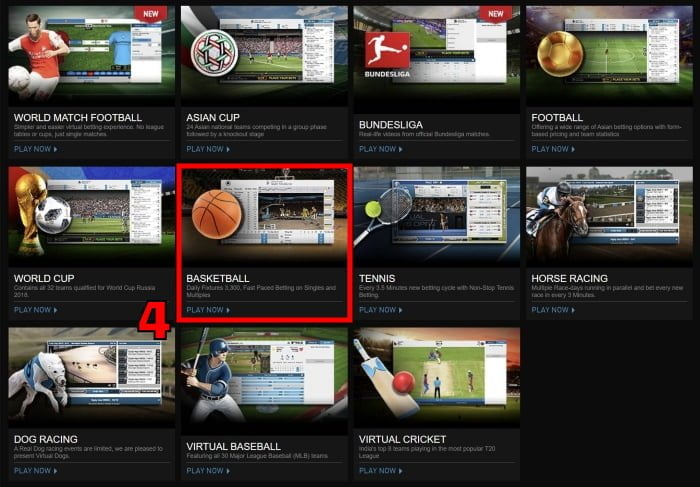 how to play w88 virtual basketball betting tutorial step2