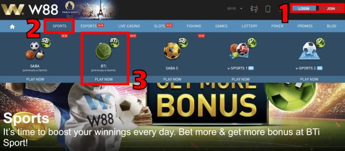 how to bet on volleyball online w88 guide step 1