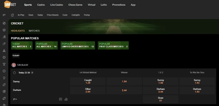 online cricket betting sites for beginners 188bet malaysia