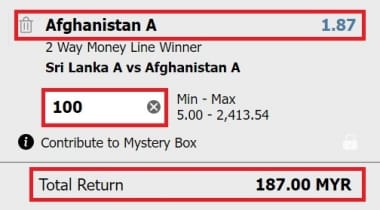 online cricket betting odds decimal odds example