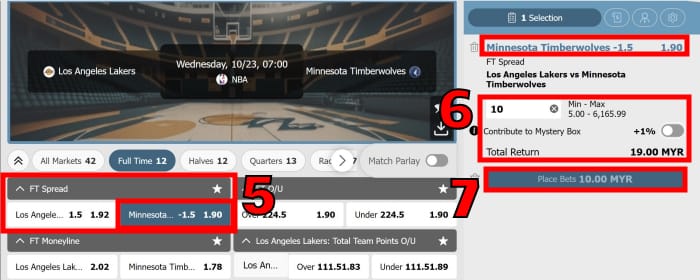 spread betting in basketball w88.page tutorial for beginners step 3