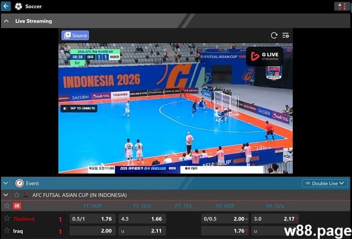 w88 live streaming for smooth games