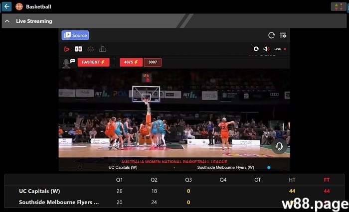 w88 live streaming online