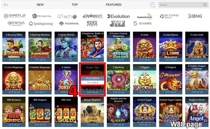 step 2 dragon tiger slot game online game room selection