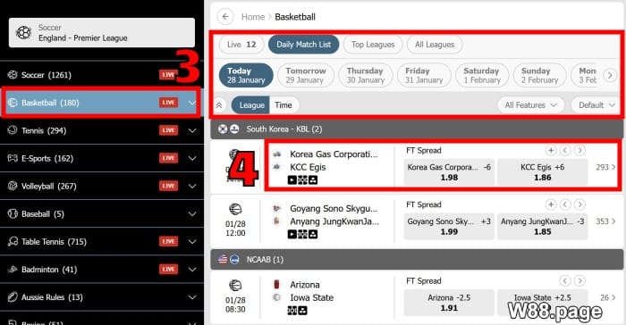 2 way betting in basketball guide to play step 2