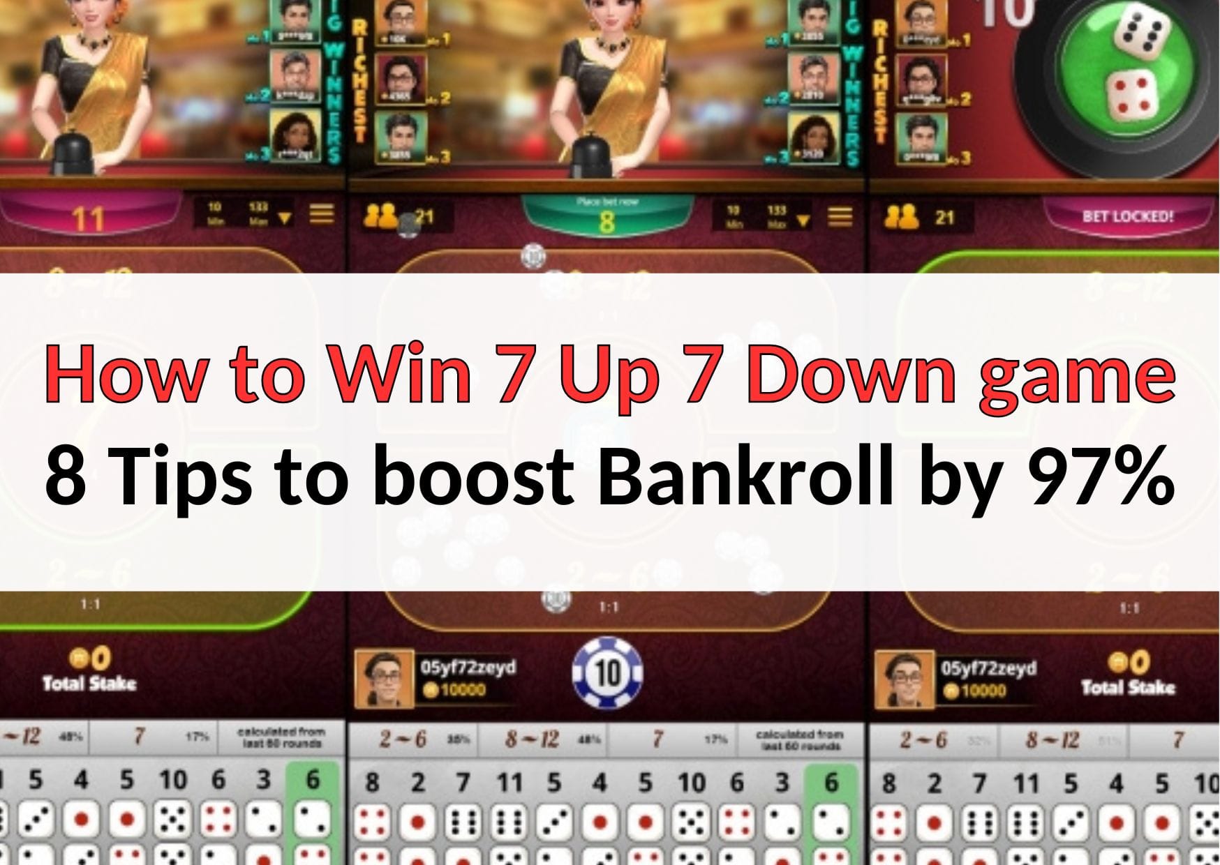How to Win 7 Up 7 Down game